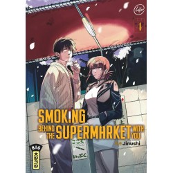 Smoking behind the...