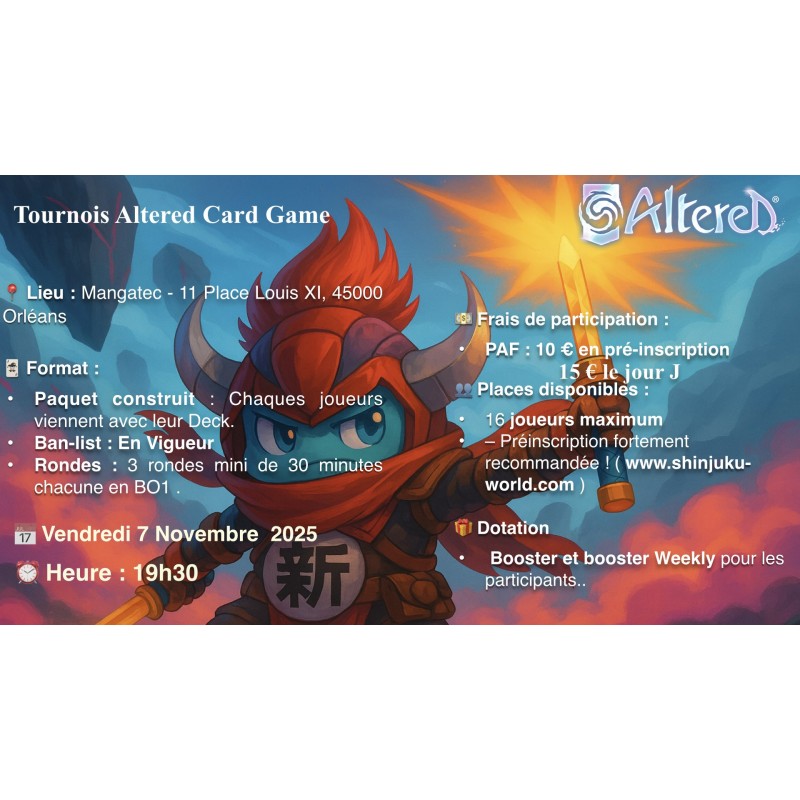 07 Novembre Tournois Altered 19h30