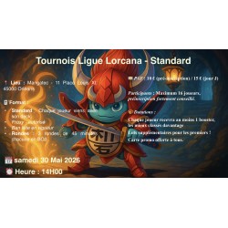 30 Mai - Tournoi Lorcana...
