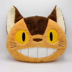 Coussin Peluche Chat Bus
